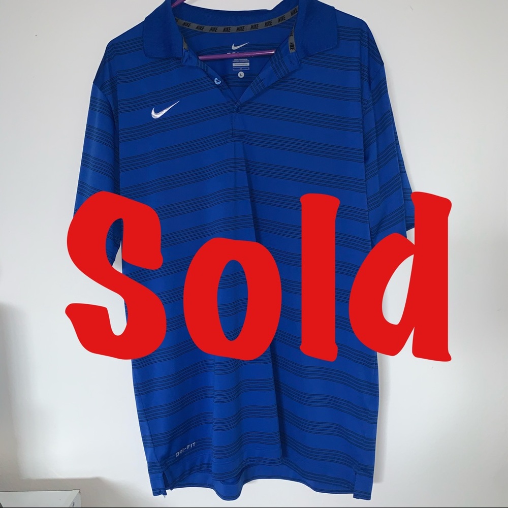 Nike dri-fit blue shirt